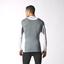 Adidas Mens Techfit Cool Long Sleeve Tee - White/Vista Grey - thumbnail image 8