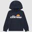 Ellesse Boys Jero Hoodie - Navy - thumbnail image 1