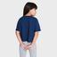 Ellesse Girls Nicky Crop Tee - Navy - thumbnail image 2