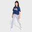 Ellesse Girls Nicky Crop Tee - Navy - thumbnail image 3