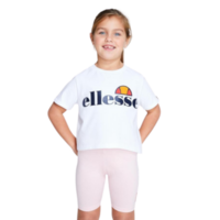 Ellesse Girls Nicky Crop Tee - White