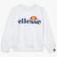 Ellesse Girls Siobhen Sweatshirt - White Marl - thumbnail image 1