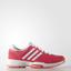 Adidas Womens Barricade Court 2.0 Tennis Shoes - Red - thumbnail image 2
