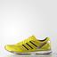 Adidas Mens Adizero Adios Boost 2.0 Haile Running Shoes - Yellow/White - thumbnail image 1