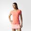 Adidas Womens Adizero Tee - Flash Red/Green - thumbnail image 6