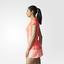 Adidas Womens Adizero Tee - Flash Red/Green - thumbnail image 7