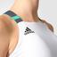 Adidas Womens Roland Garros Tank Top - White/Green - thumbnail image 8