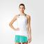 Adidas Womens Roland Garros Tank Top - White/Green - thumbnail image 3
