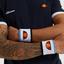 Ellesse Mens Macce Sweatband - White/Navy - thumbnail image 1