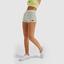 Ellesse Womens Chrissy Shorts- Off White/Light Green - thumbnail image 1