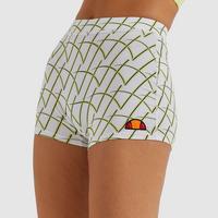 Ellesse Womens Chrissy Shorts- Off White/Light Green