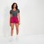 Ellesse Womens Chrissy Shorts - Dark Pink - thumbnail image 1