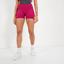 Ellesse Womens Chrissy Shorts - Dark Pink - thumbnail image 3