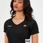 Ellesse Womens Lowery Tee - Black - thumbnail image 3