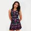 Ellesse Womens Street Dress - Black/Train Purple - thumbnail image 1