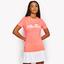 Ellesse Womens Camicia T-Shirt - Neon Coral - thumbnail image 1