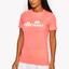 Ellesse Womens Camicia T-Shirt - Neon Coral - thumbnail image 3