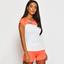 Ellesse Womens Admiral Cap Sleeve Top - White/Coral - thumbnail image 1