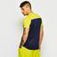 Ellesse Mens Harrier Poly T-Shirt - Peacoat Navy/Vibrant Yellow - thumbnail image 2