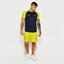 Ellesse Mens Harrier Poly T-Shirt - Peacoat Navy/Vibrant Yellow - thumbnail image 4