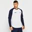 Ellesse Mens Kestrel Poly Long Sleeve Top - Optic White/Peacoat Navy - thumbnail image 1