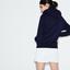 Lacoste Sport Womens Zippered Hoodie - Navy Blue/Apricot - thumbnail image 3