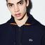 Lacoste Sport Womens Zippered Hoodie - Navy Blue/Apricot - thumbnail image 4
