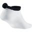 Nike Womens Dri-FIT Pom-Pom Socks (1 Pair) - White/Black - thumbnail image 2