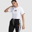 Ellesse Womens Fireball Tee - White - thumbnail image 1