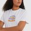 Ellesse Womens Tardi Tee - White - thumbnail image 4