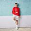 Lacoste Mens Sport x Djokovic Jacket - Red - thumbnail image 2