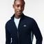 Lacoste Mens  Zippered Ripstop Tennis Sweatshirt - Navy Blue - thumbnail image 2