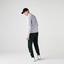 Lacoste Mens Fleece Sweatshirt - Light Grey - thumbnail image 3