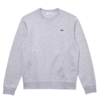Lacoste Mens Fleece Sweatshirt - Light Grey