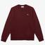 Lacoste Mens Fleece Sweatshirt - Bordeaux