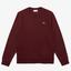Lacoste Mens Fleece Sweatshirt - Bordeaux - thumbnail image 1