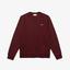 Lacoste Mens Fleece Sweatshirt - Bordeaux