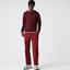 Lacoste Mens Fleece Sweatshirt - Bordeaux