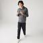 Lacoste Mens Sport Fleece Hoodie - Dark Grey - thumbnail image 5