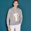 Lacoste Mens Roland Garros Sweatshirt - Silver Chine - thumbnail image 2