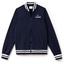 Lacoste Mens Tech Pique Zippered Jacket - Navy/White - thumbnail image 1