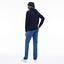 Lacoste Mens Croc Graphic Hoodie - Navy Blue - thumbnail image 3