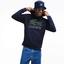Lacoste Mens Croc Graphic Hoodie - Navy Blue - thumbnail image 4