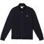 Lacoste Mens Zippered Fleece Sweatshirt - Black