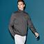 Lacoste Mens Zippered Fleece Sweatshirt - Pitch Grey - thumbnail image 2