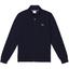 Lacoste Mens Zippered Fleece Sweatshirt - Navy Blue - thumbnail image 1