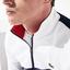 Lacoste Mens Signature Band Piqué Full Zip Sweatshirt - White - thumbnail image 7