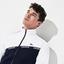 Lacoste Mens Signature Band Piqué Full Zip Sweatshirt - White - thumbnail image 5