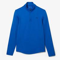 Lacoste Mens Sport High Neck Zip Fleece Sweatshirt - Blue