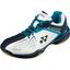 Yonex Mens Power Cushion SHB 35 Badminton Shoes - White/Blue - thumbnail image 1